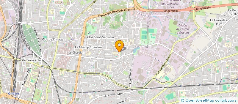 localisation de l'entreprise FLASH COIFF SARL à ORLEANS