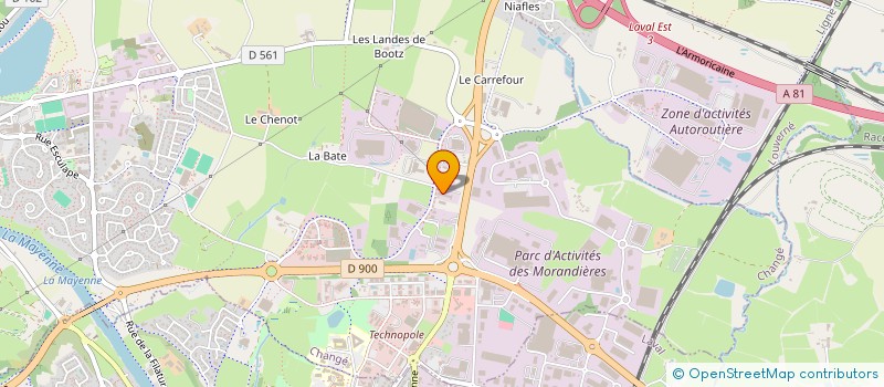 localisation de l'entreprise FLASH COLIS à CHANGE