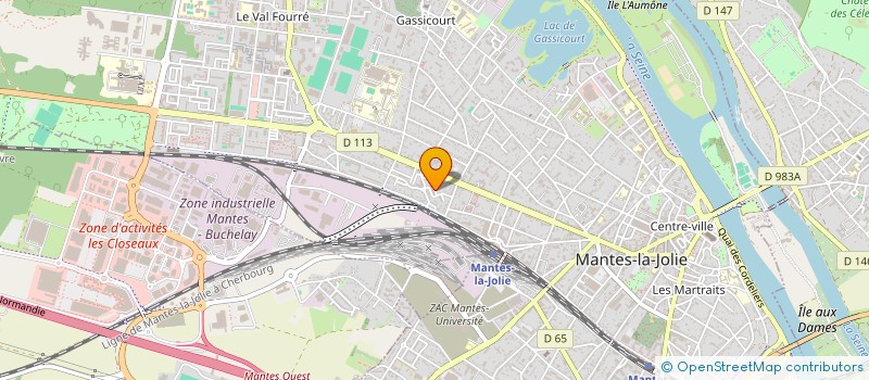 localisation de l'entreprise FLASH COLIS 78  MANTES-LA-JOLIE