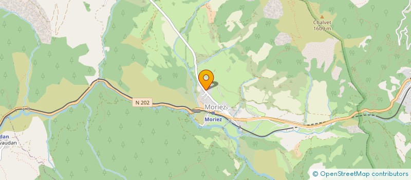 localisation de l'entreprise FLASH CONSTRUCTION  MORIEZ