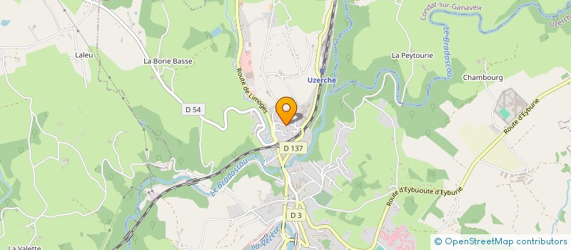 localisation de l'entreprise FLASH COUP à UZERCHE