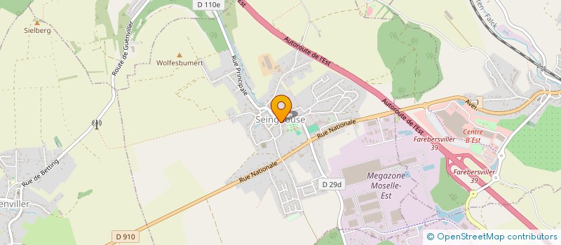 localisation de l'entreprise FLASH DANCE DE SEINGBOUSE  SEINGBOUSE