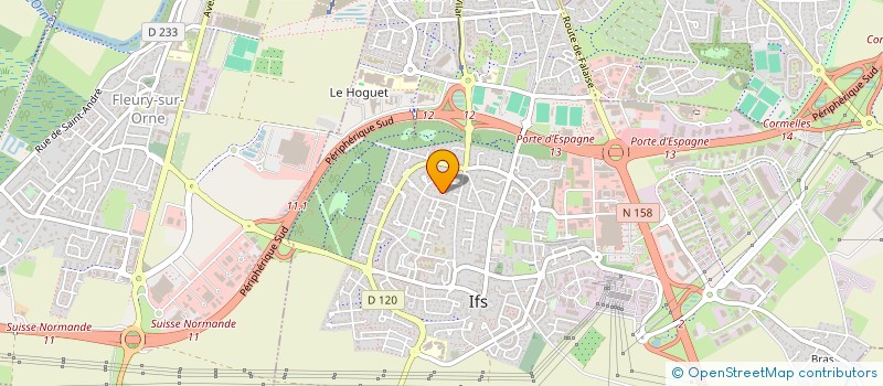 localisation de l'entreprise FLASH DANSE IFS  IFS