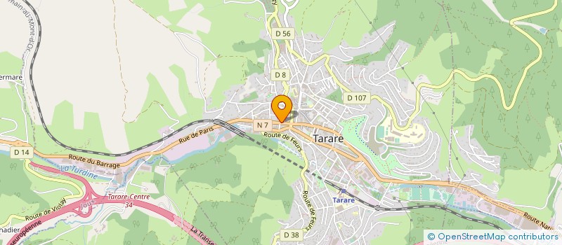 localisation de l'entreprise FLASH DECO à TARARE