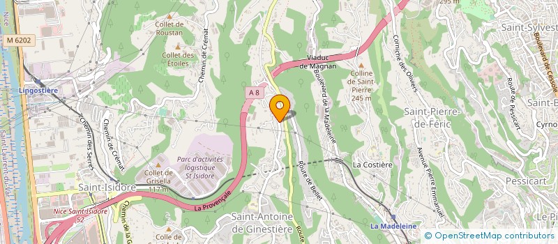 localisation de l'entreprise FLASH DISTRIBUTION à NICE