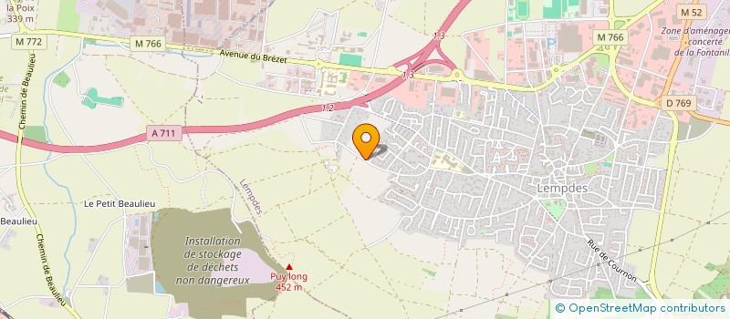 localisation de l'entreprise FLASH ELEC  LEMPDES