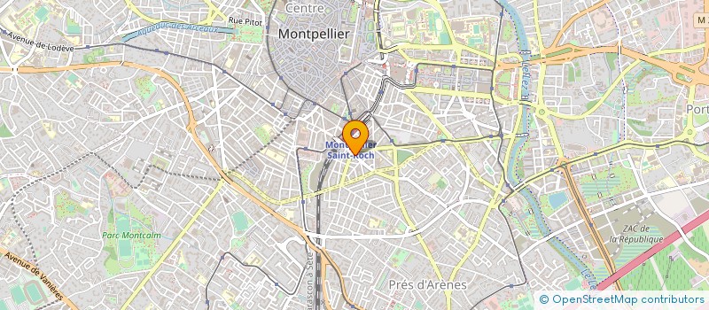 localisation de l'entreprise FLASH EXPRESS à MONTPELLIER