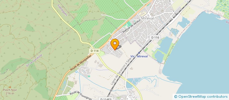 localisation de l'entreprise FLASH FITNESS  VIC-LA-GARDIOLE