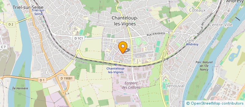 localisation de l'entreprise FLASH FOOD DISTRIBUTION à CHANTELOUP-LES-VIGNES