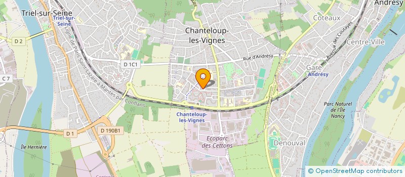 localisation de l'entreprise FLASH FOOD INTERNATIONAL à CHANTELOUP-LES-VIGNES