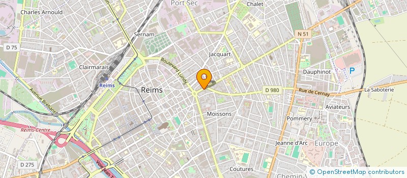 localisation de l'entreprise FLASH FOODS à REIMS