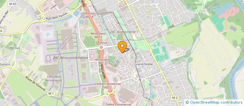 localisation de l'entreprise FLASH GRAVURE  BLAGNAC