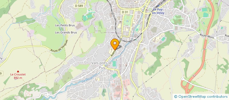 localisation de l'entreprise FLASH GYM à VALS-PRES-LE-PUY