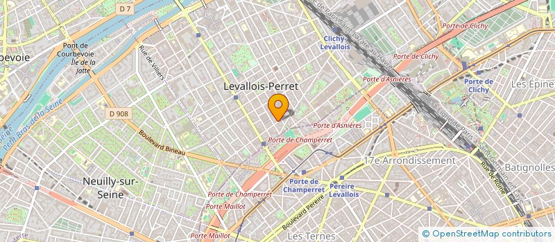 localisation de l'entreprise FLASH IMMOBILIER à LEVALLOIS-PERRET