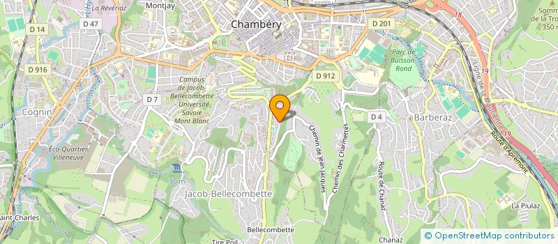 localisation de l'entreprise FLASH IMPACT à CHAMBERY