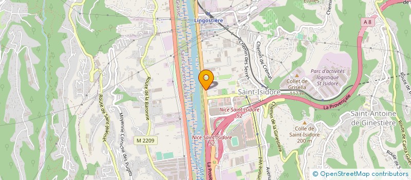 localisation de l'entreprise FLASH INCENDIE à NICE