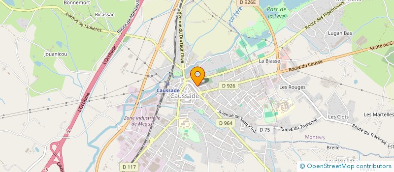 localisation de l'entreprise FLASH KEBAB à CAUSSADE