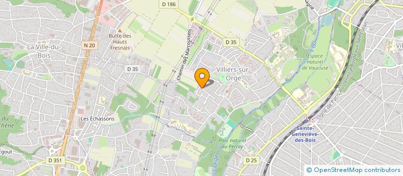 localisation de l'entreprise FLASH-MAGIC  VILLIERS-SUR-ORGE