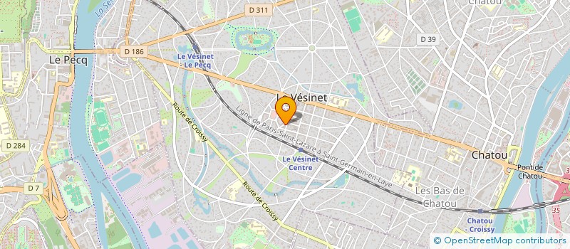 localisation de l'entreprise FLASH MINUTE à LE VESINET