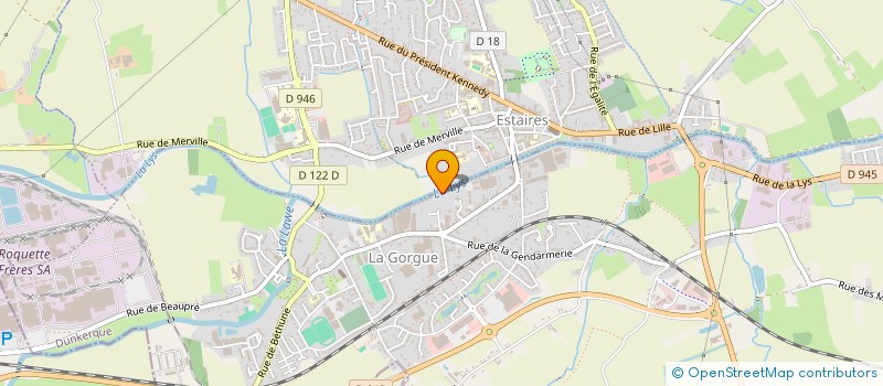 localisation de l'entreprise FLASH MOD à LA GORGUE
