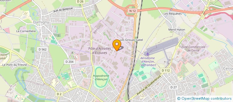 localisation de l'entreprise FLASH MOTOS à ALENCON
