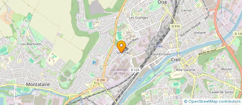 localisation de l'entreprise FLASH PIECES AUTO  CREIL