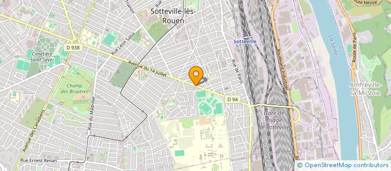 localisation de l'entreprise FLASH PLOMBERIE  SOTTEVILLE-LES-ROUEN