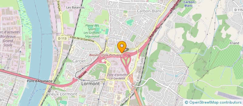 localisation de l'entreprise FLASH PNEUS à LORMONT