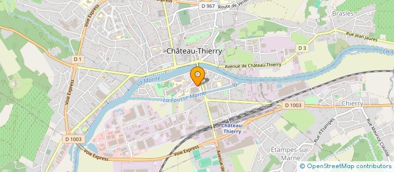 localisation de l'entreprise FLASH PREMIUM CHATEAU THIERRY à CHATEAU-THIERRY
