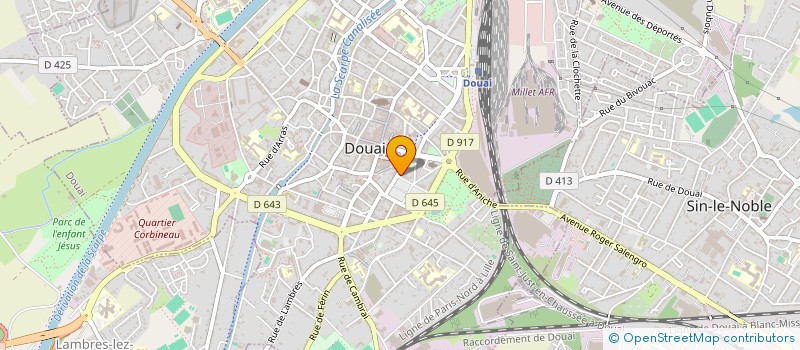 localisation de l'entreprise FLASH PROMO à DOUAI