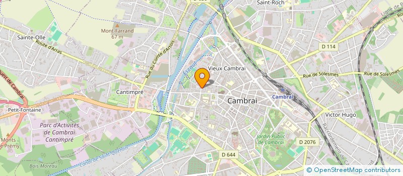 localisation de l'entreprise FLASH PUB COMMUNICATION à CAMBRAI
