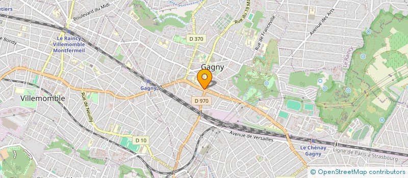 localisation de l'entreprise FLASH RADIO  GAGNY