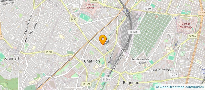 localisation de l'entreprise FLASH RADIO TAXIS à CHATILLON
