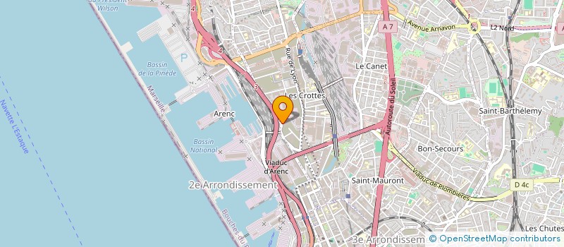 localisation de l'entreprise FLASH REMORQUAGE à MARSEILLE