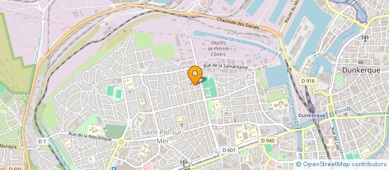 localisation de l'entreprise FLASH REMORQUAGE à DUNKERQUE
