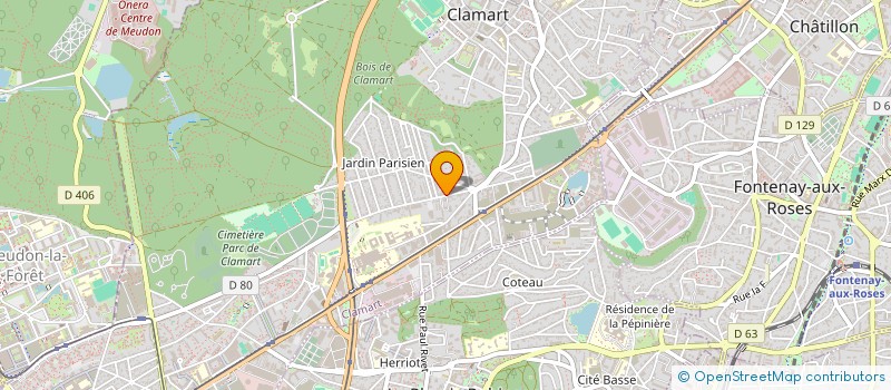 localisation de l'entreprise FLASH REPASS à CLAMART