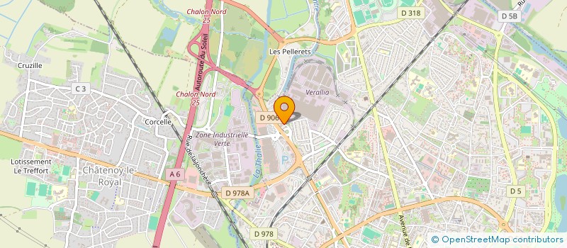 localisation de l'entreprise FLASH SECURITE - AGCE SECURITE PRIVEE à CHALON-SUR-SAONE