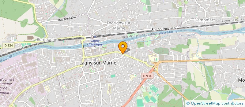 localisation de l'entreprise FLASH SERVICE à LAGNY-SUR-MARNE