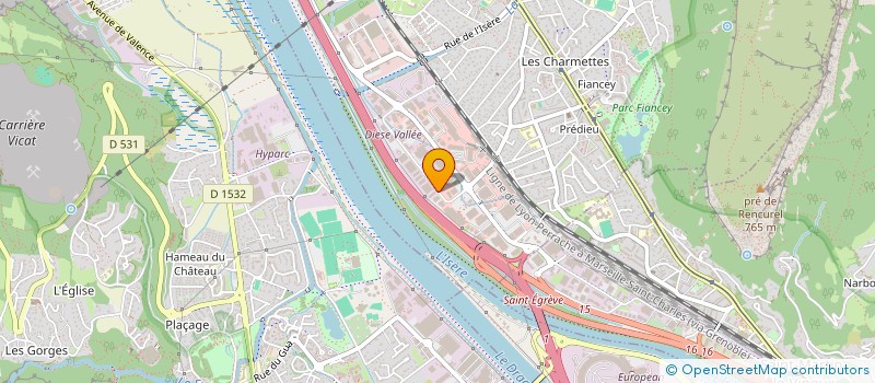 localisation de l'entreprise FLASH SERVICE à SAINT-EGREVE