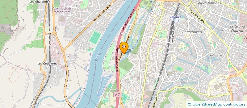 localisation de l'entreprise FLASH SERVICE à VALENCE