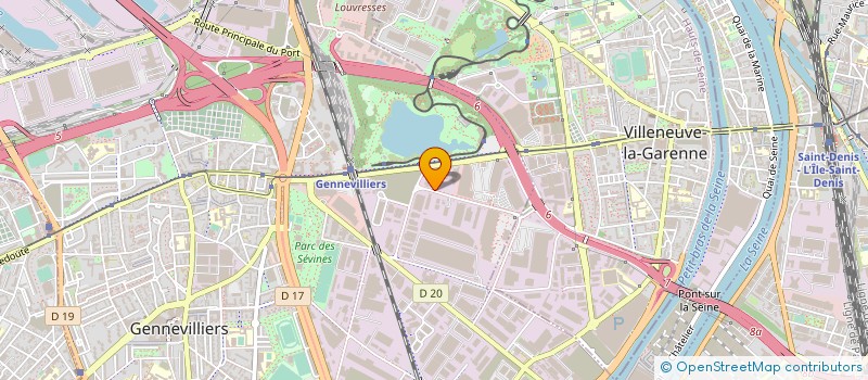 localisation de l'entreprise FLASH SERVICE FRET à GENNEVILLIERS