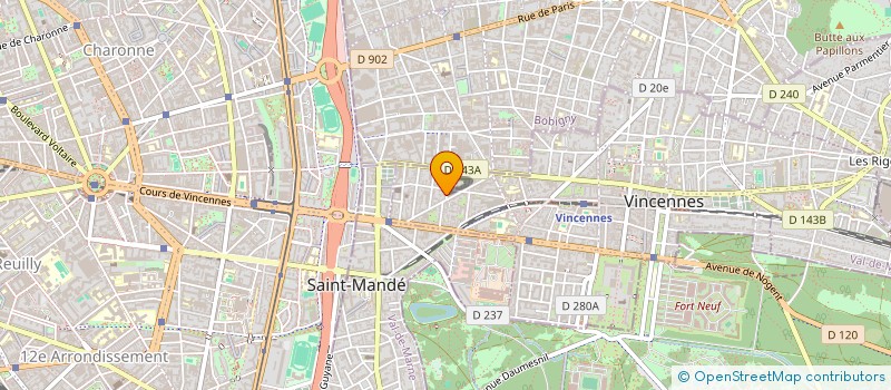 localisation de l'entreprise FLASH SERVICES à VINCENNES