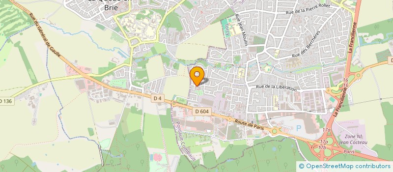 localisation de l'entreprise FLASH SERVICES à PONTAULT-COMBAULT