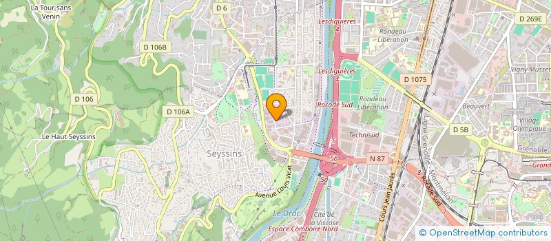 localisation de l'entreprise FLASH SEYSSINS à SEYSSINS