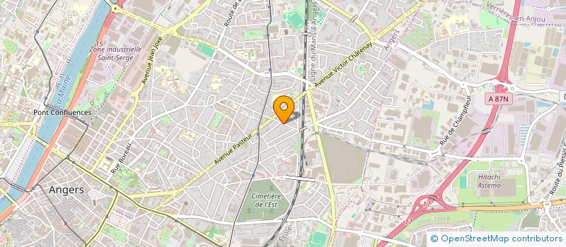 localisation de l'entreprise FLASH SPORT PRODUCTION à ANGERS