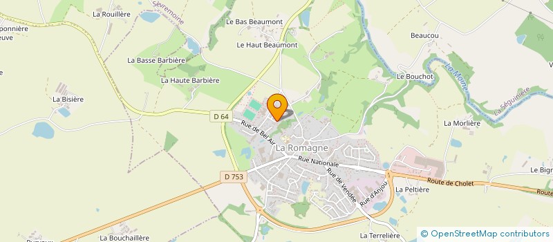 localisation de l'entreprise FLASH SUPPORT  LA ROMAGNE