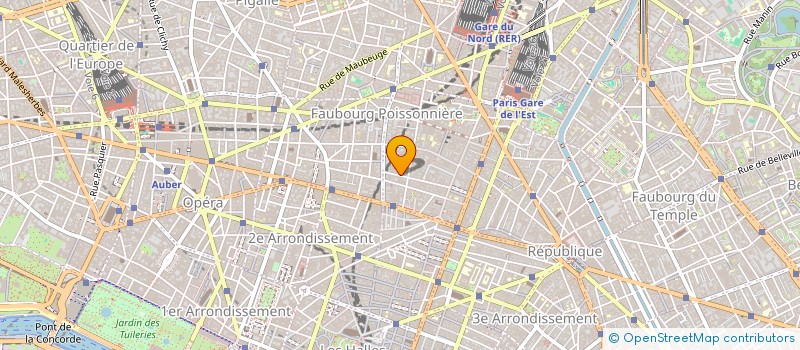 localisation de l'entreprise FLASH SURGELES à PARIS