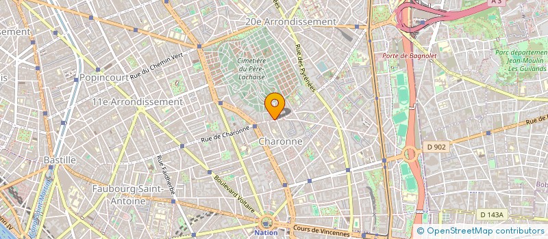 localisation de l'entreprise FLASH-TEX  PARIS