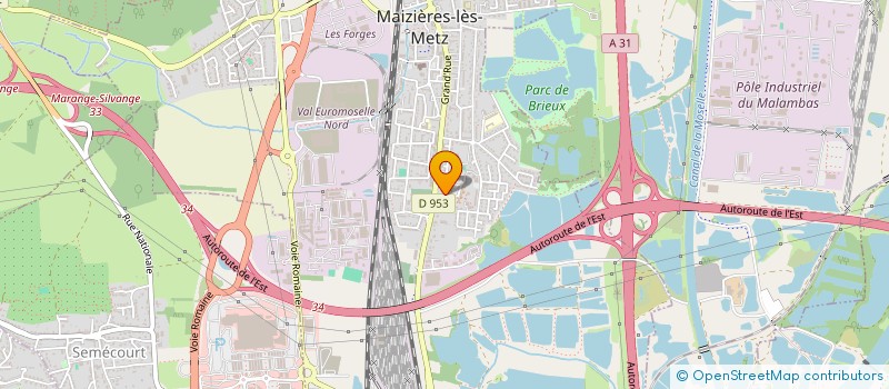 localisation de l'entreprise FLASH TP  MAIZIERES-LES-METZ