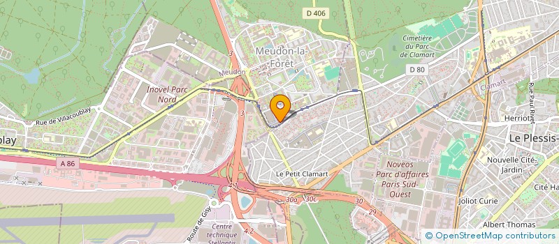 localisation de l'entreprise FLASH TRAINING à MEUDON